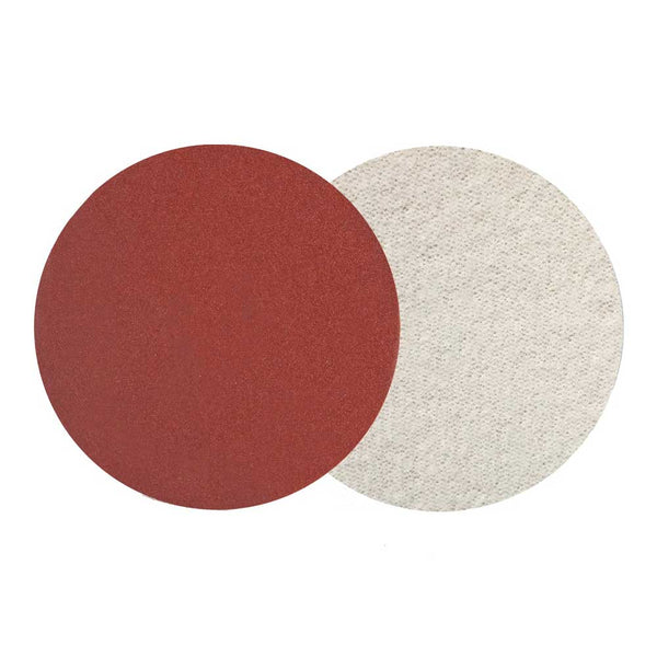 12" Dia. | 80 Grit | 10 Pack of Aluminum-Oxide Hook & Loop Sanding Discs - 1