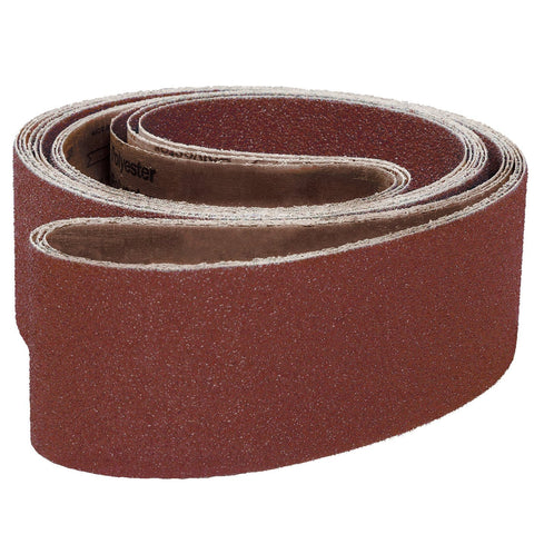 2" x 28" Aluminum Oxide Sanding Belts, X-weight