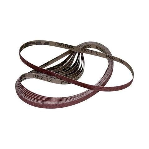 1/2" x 72" Aluminum Oxide Abrasive Belt