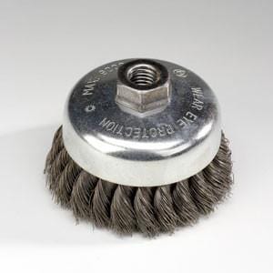 3in. Twisted Wire Cup Brush - 1