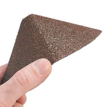 Aluminum-Oxide 45º Chamfering Cones available in 36, 50 and 80 grit