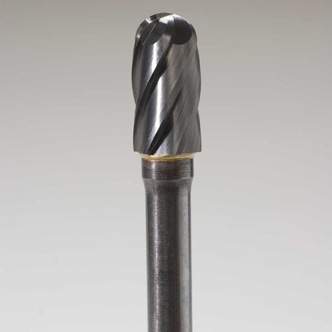 LAFR-45 | Open Fluted Carbide Rotary Files | 6"L Shank