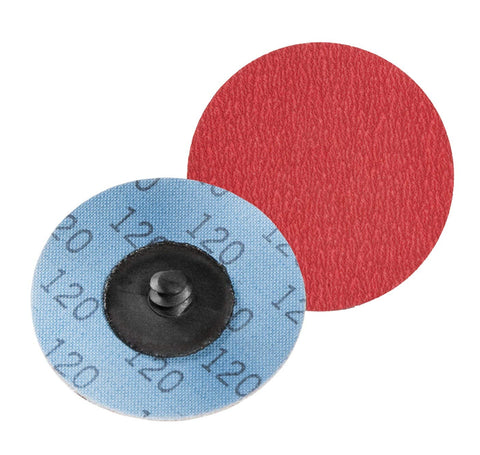 2" Dia. Ceramic Quick Change Discs | Type R | 25 Pk.